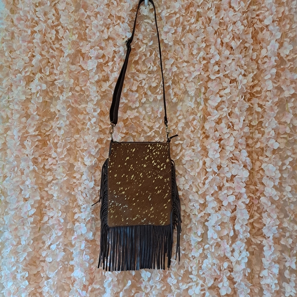 Handbags - Women's Crossbody Cow Hide Purse